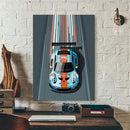 Modern cartoon racing car canvas set bedroom wall art by Decorbites