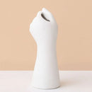GobekUsa Modern Ceramic Arm Shaped Flower Vase