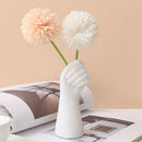 GobekUsa Modern Ceramic Arm Shaped Flower Vase