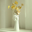 GobekUsa Modern Ceramic Arm Shaped Flower Vase
