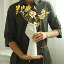 GobekUsa Modern Ceramic Arm Shaped Flower Vase