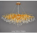 GobekUsa Modern Crystal Chandelier for Living Room or Bedroom