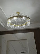 GobekUsa Modern Crystal Chandelier Lighting for Dining Room