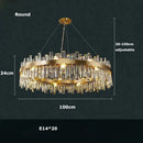 GobekUsa Modern Crystal Chandelier Lighting for Dining Room