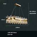 GobekUsa Modern Crystal Chandelier Lighting for Dining Room