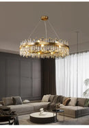 GobekUsa Modern Crystal Chandelier Lighting for Dining Room