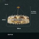 GobekUsa Modern Crystal Chandelier Lighting for Dining Room
