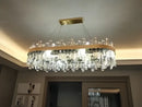 GobekUsa Modern Crystal Chandelier Lighting for Dining Room