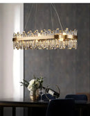 GobekUsa Modern Crystal Chandelier Lighting for Dining Room