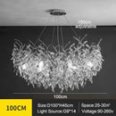 GobekUsa Modern Crystal Chandelier with LED Lighting