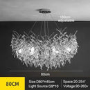 GobekUsa Modern Crystal Chandelier with LED Lighting