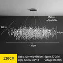GobekUsa Modern Crystal Chandelier with LED Lighting
