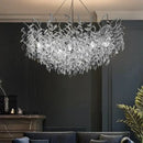GobekUsa Modern Crystal Chandelier with LED Lighting