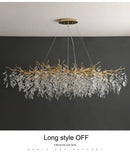 GobekUsa Modern Crystal Chandelier with LED Lighting