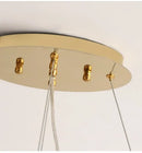 GobekUsa Modern Crystal Chandelier with LED Lighting