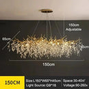 GobekUsa Modern Crystal Chandelier with LED Lighting