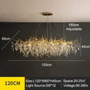 GobekUsa Modern Crystal Chandelier with LED Lighting