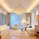 GobekUsa Modern Crystal Chandelier with LED Lighting