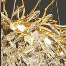 GobekUsa Modern Crystal Chandelier with LED Lighting