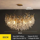 GobekUsa Modern Crystal Chandelier with LED Lighting