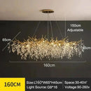 GobekUsa Modern Crystal Chandelier with LED Lighting