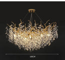 GobekUsa Modern Crystal Chandelier with LED Lighting