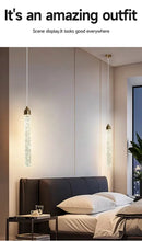GobekUsa Modern Crystal Pendant Light with Gold Fixtures - Home Decor