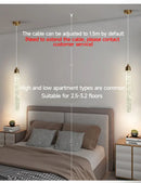 GobekUsa Modern Crystal Pendant Light with Gold Fixtures - Home Decor