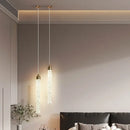 GobekUsa Modern Crystal Pendant Light with Gold Fixtures - Home Decor