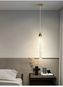 GobekUsa Modern Crystal Pendant Light with Gold Fixtures - Home Decor