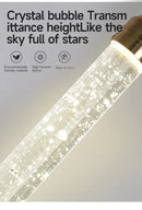 GobekUsa Modern Crystal Pendant Light with Gold Fixtures - Home Decor