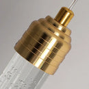 GobekUsa Modern Crystal Pendant Light with Gold Fixtures - Home Decor