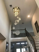 GobekUsa Modern Crystal Raindrop Chandelier - 13 Lights