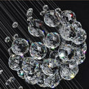 GobekUsa Modern Crystal Raindrop Chandelier - 13 Lights