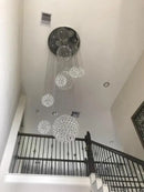 GobekUsa Modern Crystal Raindrop Chandelier - 13 Lights