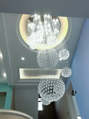 GobekUsa Modern Crystal Raindrop Chandelier - 13 Lights