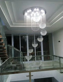GobekUsa Modern Crystal Raindrop Chandelier - 13 Lights