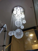 GobekUsa Modern Crystal Raindrop Chandelier - 13 Lights