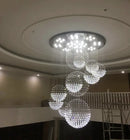 GobekUsa Modern Crystal Raindrop Chandelier - 13 Lights