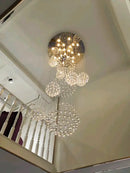 GobekUsa Modern Crystal Raindrop Chandelier - 13 Lights