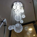 GobekUsa Modern Crystal Raindrop Chandelier - 13 Lights