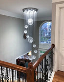 GobekUsa Modern Crystal Raindrop Chandelier - 13 Lights