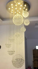 GobekUsa Modern Crystal Raindrop Chandelier - 13 Lights