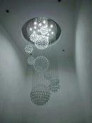 GobekUsa Modern Crystal Raindrop Chandelier - 13 Lights