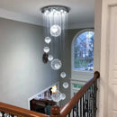 GobekUsa Modern Crystal Raindrop Chandelier - 13 Lights