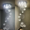 GobekUsa Modern Crystal Raindrop Chandelier - 13 Lights