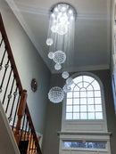 GobekUsa Modern Crystal Raindrop Chandelier - 13 Lights