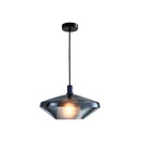 GobekUsa Modern Dining Room Pendant Light with Geometric Glass Shade