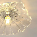 Modern flower vintage glass ceiling light for bedroom by Decorbites