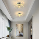 Modern flower vintage glass ceiling light for bedroom by Decorbites